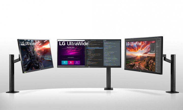 LG Ergo Monitor Series Tekankan Fleksibilitas Kolaborasi