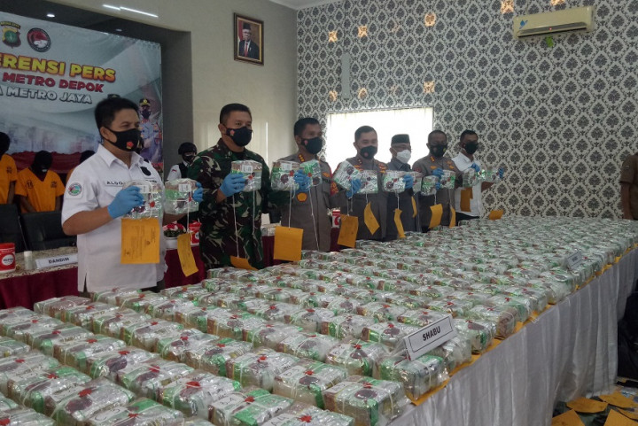 Pengedaran 302 Kg Sabu Jaringan Tiongkok-Malaysia-Indonesia Digagalkan