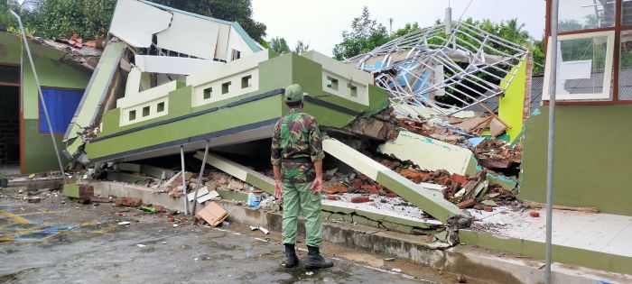 Waduh! 4 Ruang Kelas SD di Cibalong Tasikmalaya Roboh Akibat Pergerakan Tanah
