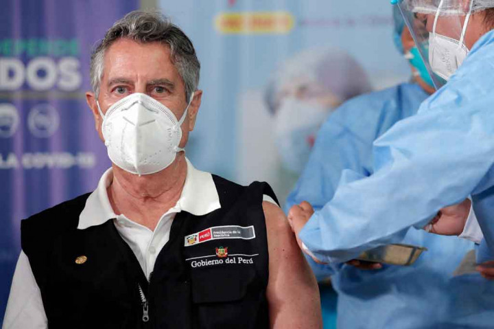 Presiden Peru Terima Vaksinasi Covid-19 Sinopharm