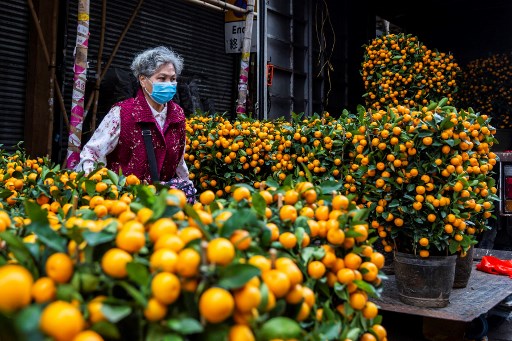 Karena Covid-19, Pameran Imlek di Hong Kong Sepi