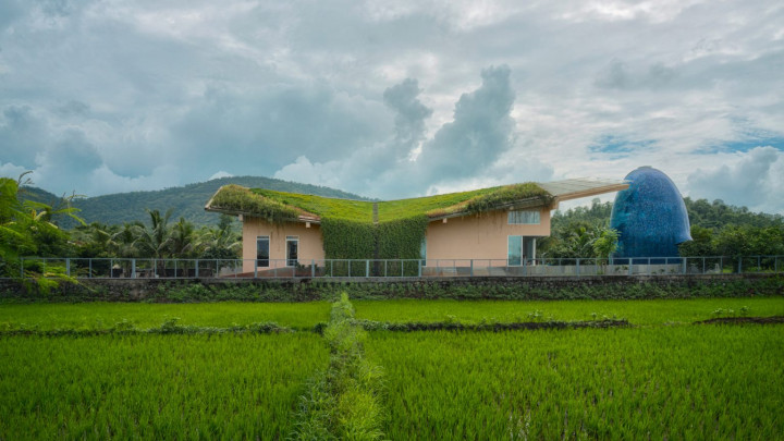 Rumah Unik di India, Punya Kuil Berbentuk Telur