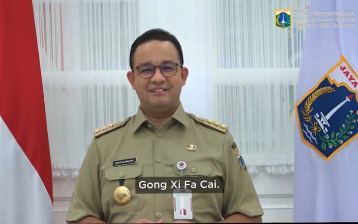 Anies: Selamat Tahun Baru Imlek