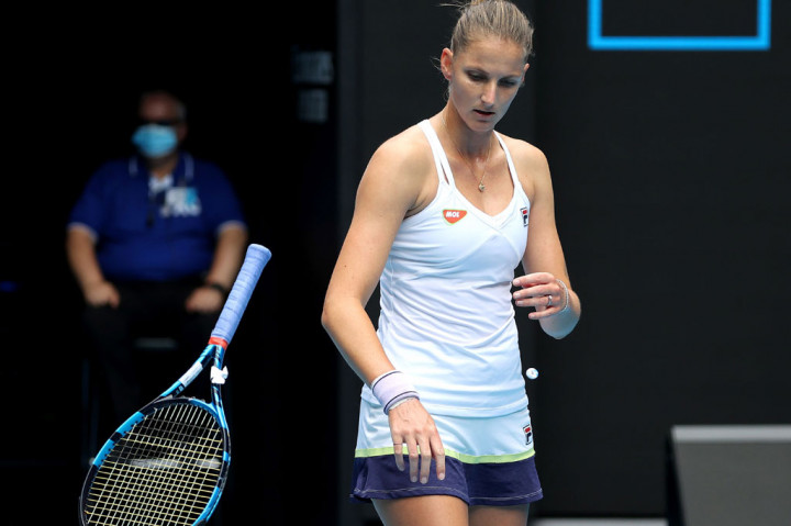 Pliskova di Australia Open: Bertanding, Hancurkan Raket, Kemudian Kalah