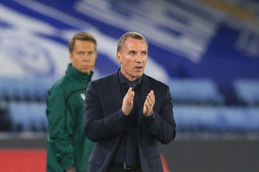 Brendan Rodgers. (Lindsey Parnaby / AFP)