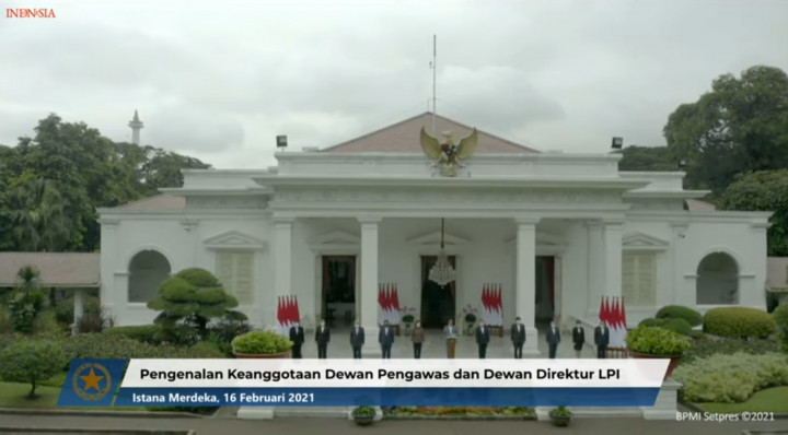 Jokowi Perkenalkan Dewas dan Direksi Lembaga Pengelola Investasi