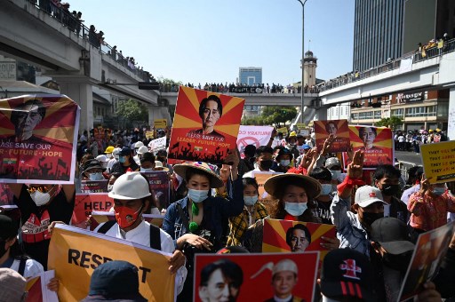 Bentuk Protes Terbesar Rakyat Myanmar Melawan Militer