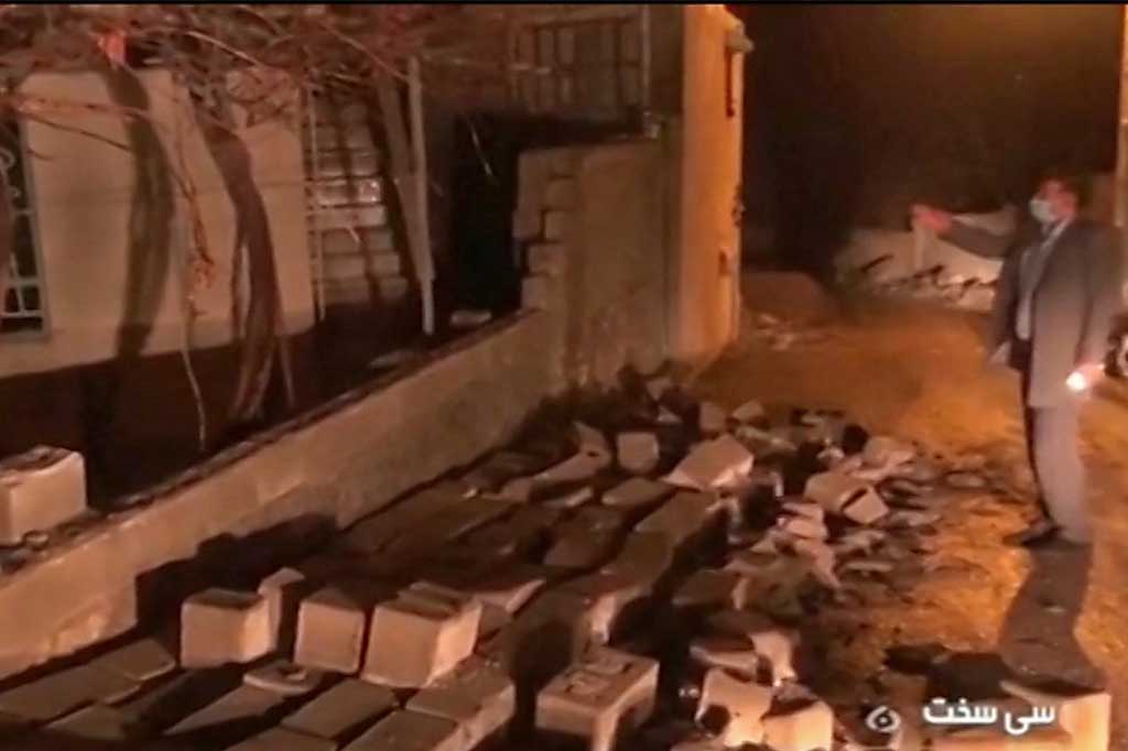 Gempa Kuat Landa Iran, 40 Orang Terluka