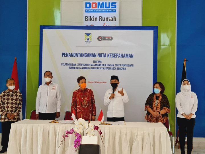 Ponpes Al Mizan Jatiwangi Jadi Percontohan Pengembangan Rumah Instan Permanen