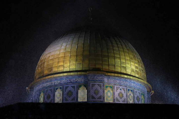 Potret Kompleks Masjid Al Aqsa Diselimuti Salju