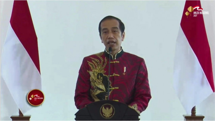 Jokowi Ajak Warga Tionghoa Teladani Semangat Kerbau Logam
