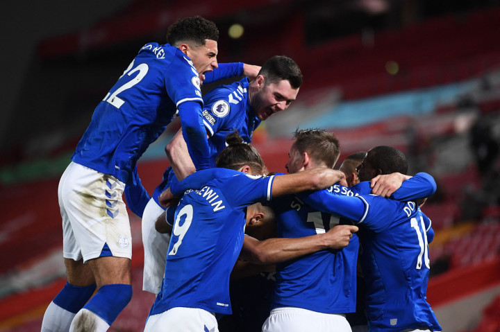 Liga Inggris: Everton Tekuk Liverpool di Anfield