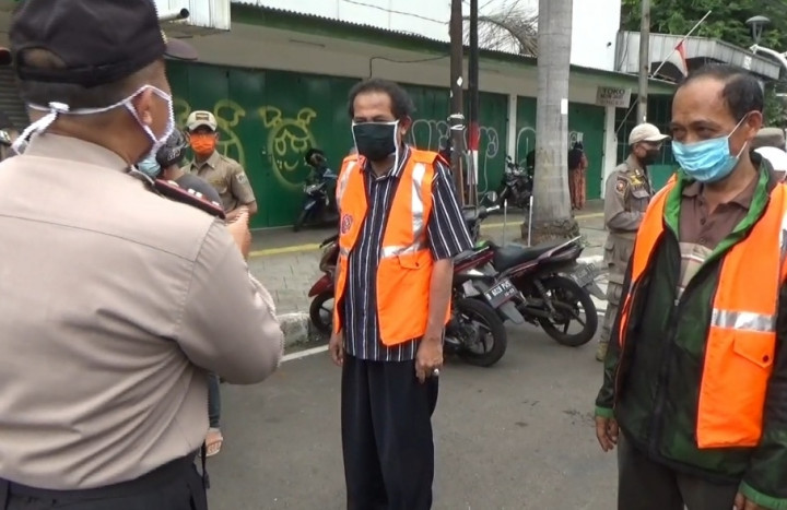 336 Warga DKI Tak Pakai Masker Ditindak