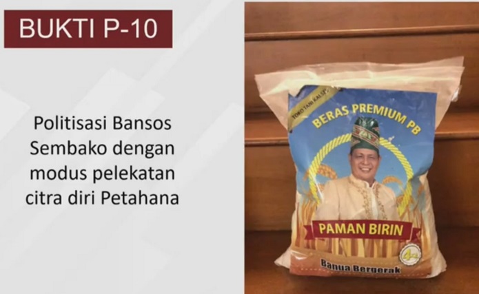 Gubernur Petahana Kalsel Sahbirin Diduga Lakukan Politisasi Bansos