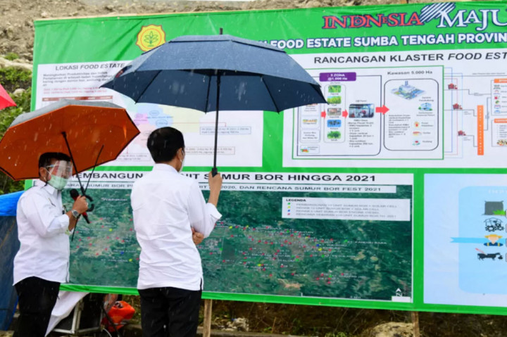 Presiden Tinjau Lumbung Pangan di Sumba Tengah