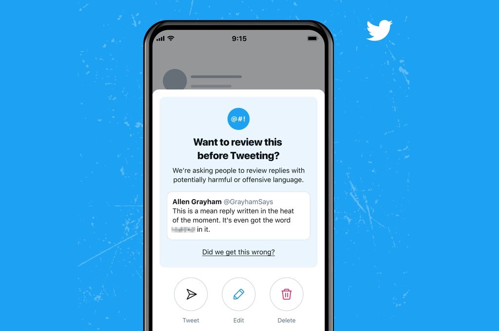 Twitter mengumumkan kehadiran kembali fitur tinjau ulang sebelum mengunggah cuitan. 