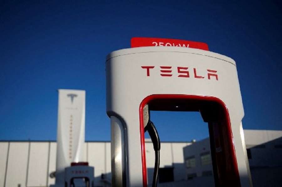 Ilustrasi Tesla. Foto: Patrick T. Fallon/AFP