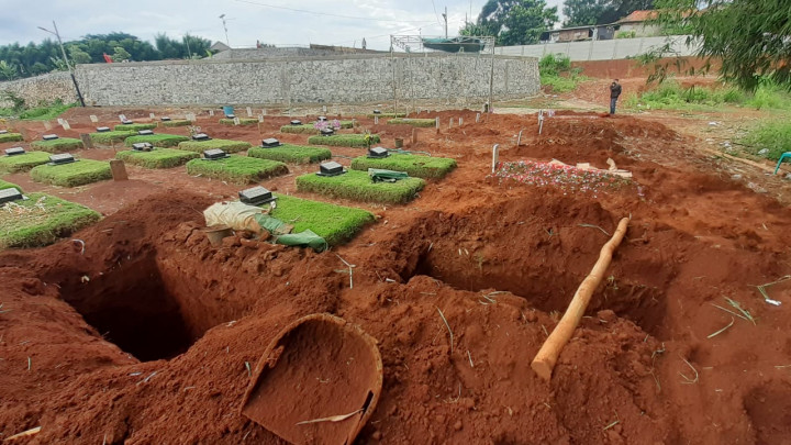Tempat Pemakaman Khusus Covid-19 di Tangsel Terancam Longsor