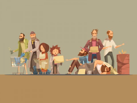 Ilustrasi kenaikan angka kemiskinan di tengah pandemi - - Foto: Medcom