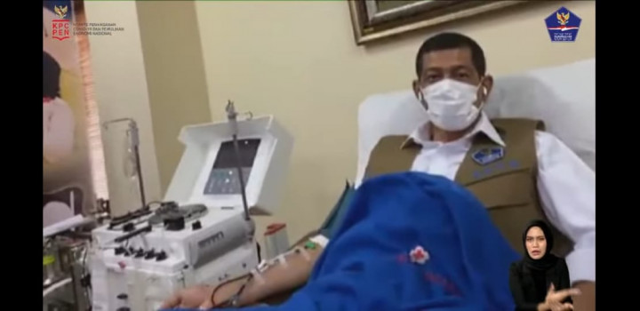 Doni Monardo Donor Plasma Konvalesen