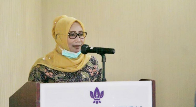 Kepala Pusat Pengembangan Kompetensi Pemerintahan Dalam Negeri Rochayati Basra.