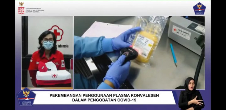 21.130 Kantong Plasma Konvalesen Penyintas Covid-19 Didistribusikan