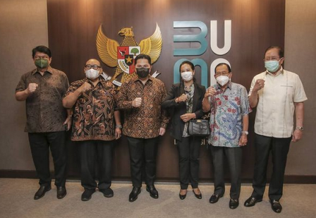Erick Thohir Reuni dengan Tanri Abeng hingga Rini Soemarno