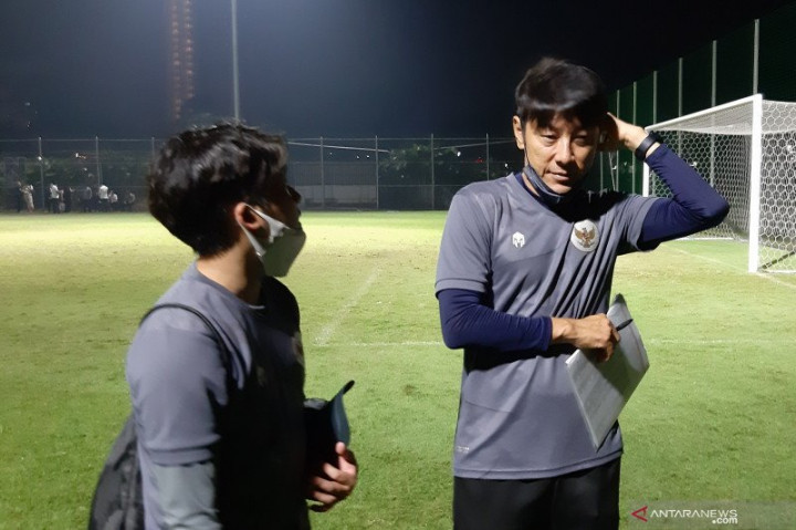 Shin Tae-yong Instruksikan Timnas U-22 untuk Menangkan Laga Uji Coba