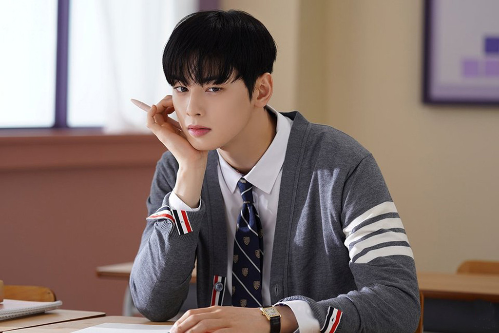 Cha Eun Woo dalam drama True Beauty (Foto: via Astro)