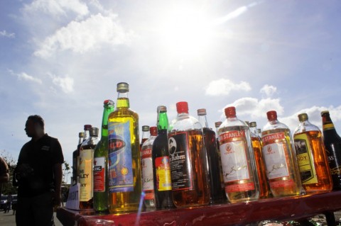 Minuman beralkohol. Foto : MI.