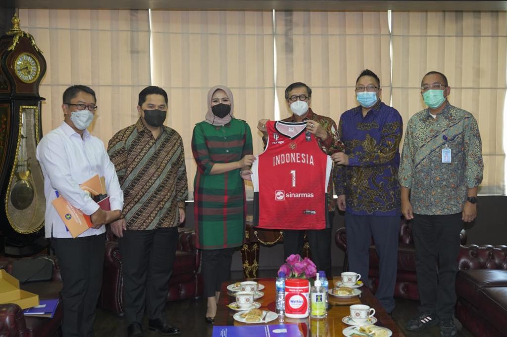 Pertemuan PP Perbasi dan Timnas Basket Indonesia dengan Kemenkumham dan Kementerian BUMN, Rabu (3/3) (Ist)