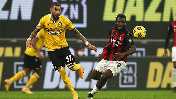 AC Milan vs Udinese: Dramatis, Milan Imbangi Udinese