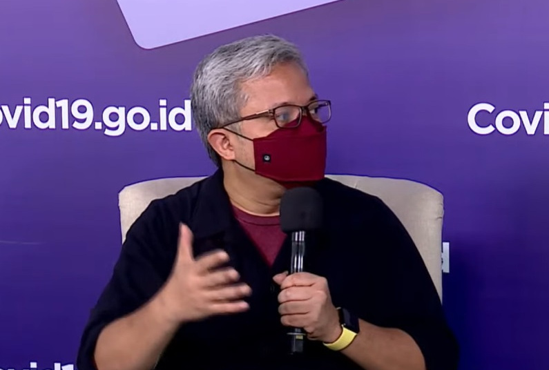 Tim Komunikasi Publik Komite Penanganan Covid-19 dan Pemulihan Ekonomi Nasional (KPC-PEN), Donny Budi Utoyo. Dok. BNPB