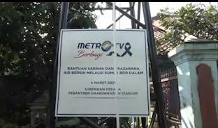 Metro TV Berbagi Membuat Sumur Bor untuk Pesantren di Cianjur