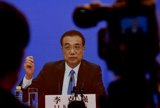 Perdana Menteri Tiongkok Li Keqiang. Foto: AFP
