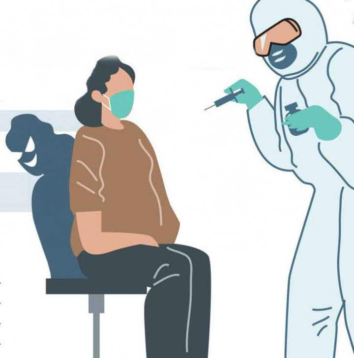 Cegah Penumpang Gelap Vaksinasi Pedagang Pasar