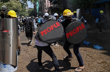 Lawan Kudeta, Serikat Dagang Myanmar Ancam Matikan Ekonomi