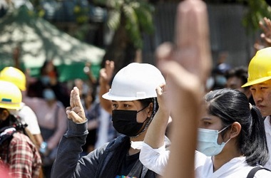 Ratusan Pedemo Myanmar Bebas usai 'Terperangkap' Sepanjang Malam