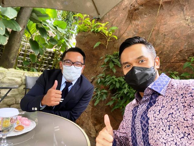 Ridwan Kamil dan Anindya Bakrie Bahas Perekonomian Jabar