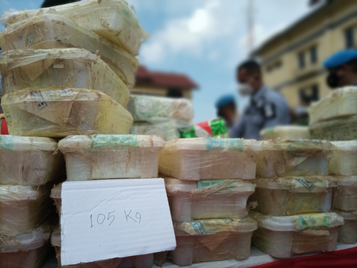 404,9 Kilogram Sabu Disita di Aceh Selama 2021