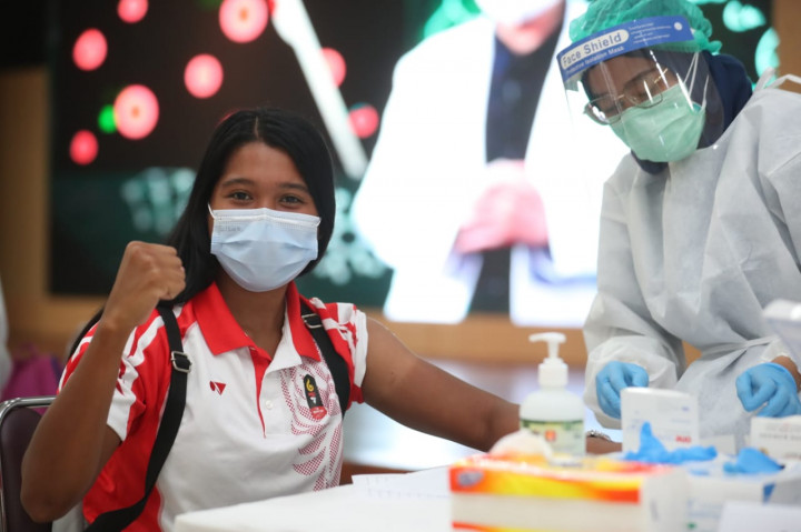 Persiapan SEA Games 2021, 5 Atlet Dayung Jalani Vaksinasi di Kemenpora