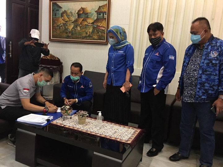 Demokrat Jatim Datangi Kemenkum HAM Minta Tolak KLB Deli Serdang