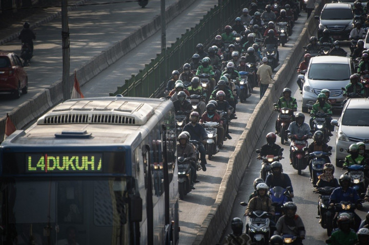 11 Motor Knalpot Bising Digiring ke Polda Metro