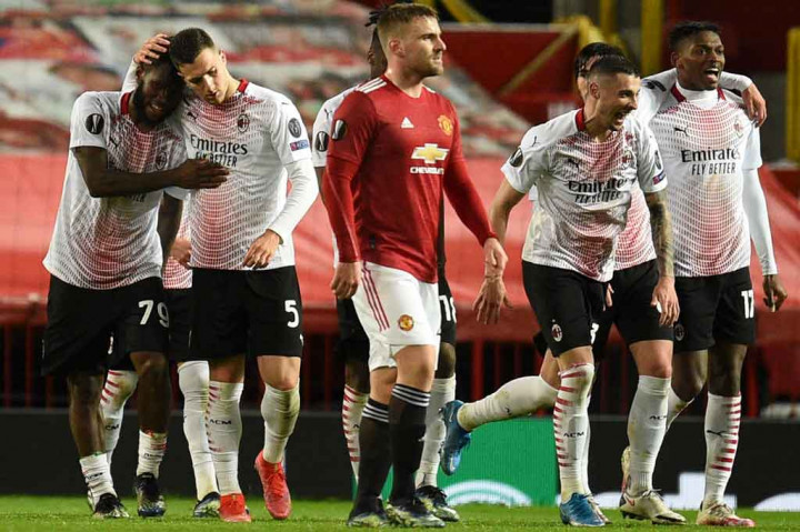 MU Vs Milan: Gol Telat Kjaer Batalkan Kemenangan Setan Merah atas Rossoneri