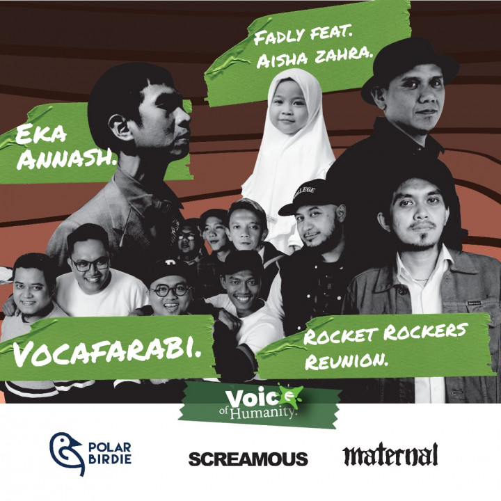 Fadly Padi hingga Eka The Brandals Bergabung di Album Voice of Humanity