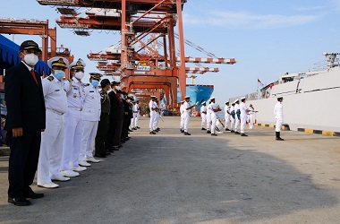Dubes RI Lepas KRI SIM-367 dan Kontingen Garuda dari Colombo