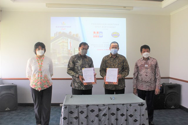 Genjot Perekonomian, Amarta Karya Bangun Aldiron Plaza Cinde Palembang