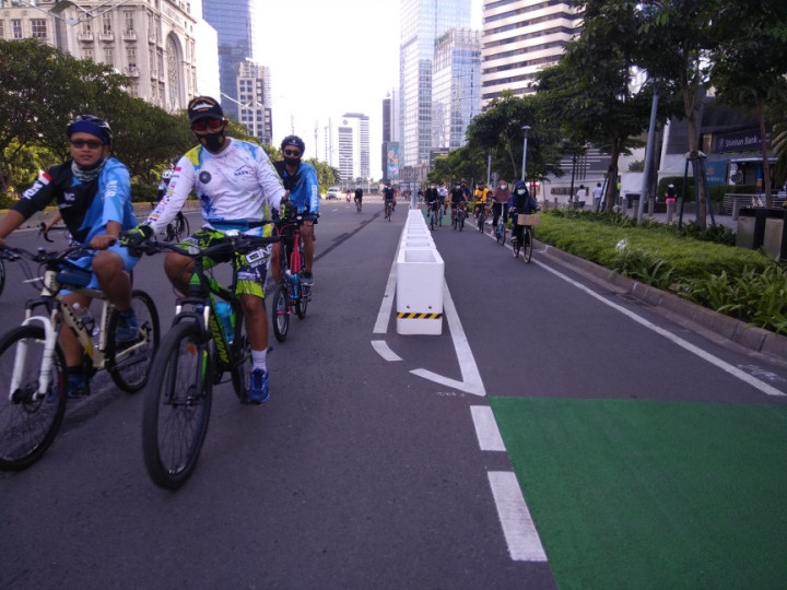 Banyak Pesepeda Abaikan Jalur Khusus