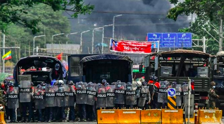 18 Pedemo Myanmar Tewas, Darurat Militer Diterapkan di Wilayah Yangon