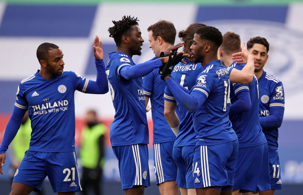 Liga Inggris: Gilas Sheffield 5-0, Leicester Gusur MU